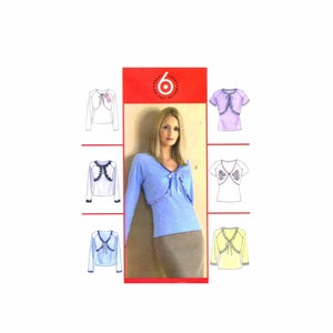Misses Shrugs and Top McCalls 4781 Sewing Pattern UNCUT Different Sizes Available