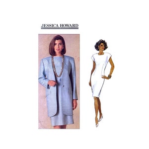 Jessica Howard Misses Below Hip Jacket Tapered Dress Butterick 5352 Vintage Sewing Pattern UNCUT Different Sizes Available