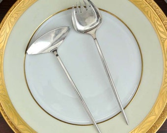 F. Hingelberg Sterling Silver Martini Set, Danish Modern Barware