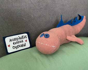 Sockosaurus-  Audrey the Cashier