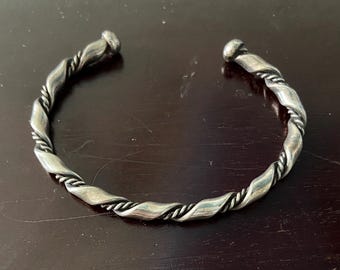 Southwestern Style Twisted Cuff Bracelet