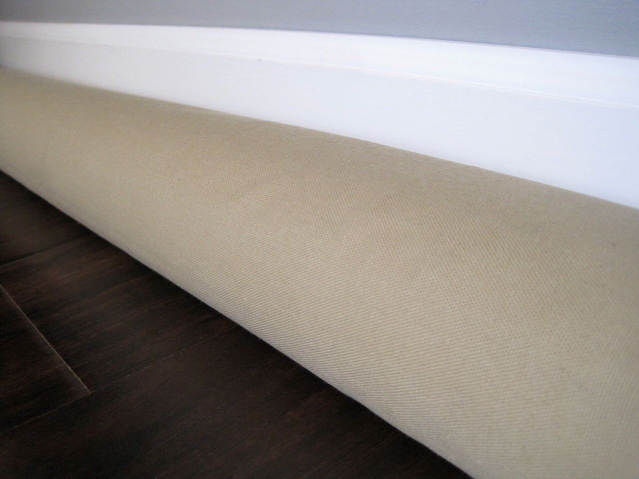 XXL canvas draft guard custom length door draft stopper Etsy