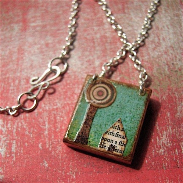 Very Small House Necklace                                 free USA shipping
