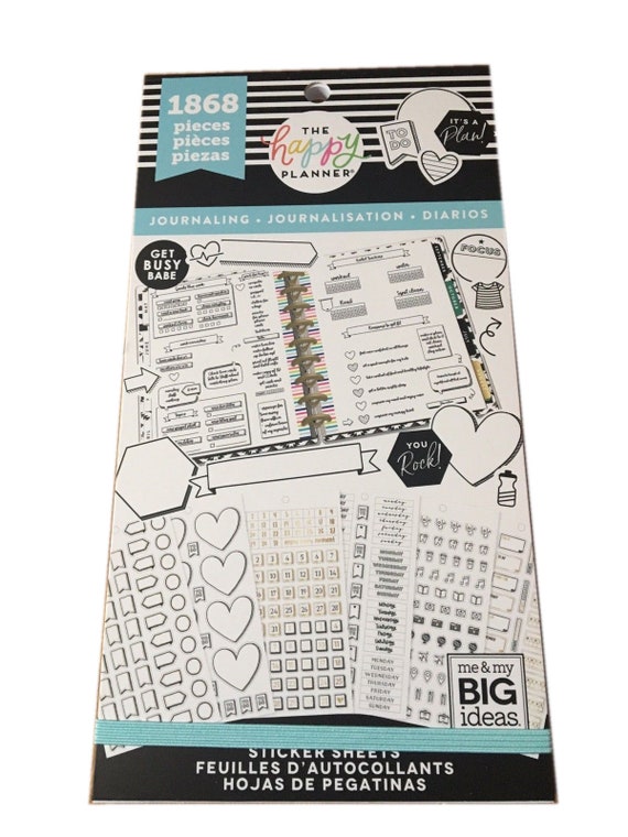 Office Create 365 Happy Planner Sticker Pack 1868 Journaling Planners