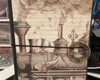 Steampunk Train Junk Journal