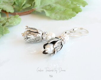 イヤリング TATIANA Silver 925 Bell Tulip Earrings EC3138 MUSINSA | TATIANA (Silver 925) Bell Tulip Earrings EC3138