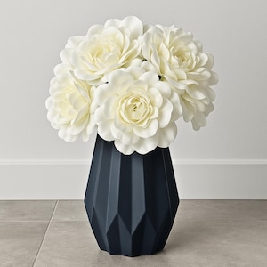High-Quality Artificial White Peony Bouquet, Realistic Silk Flowers for Wedding, Home Decor,Table Centerpiece,Christmas & Event Arrangements