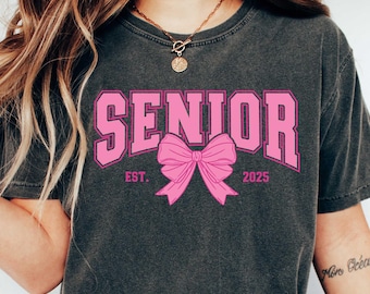 Senior Est 2025 Shirt, Senior T-Shirt, Graduation Gift, Grad Shirt,Class Of 2025 Shirt,Senior Graduation Tee,Senior Gift ,Student Gift Shirt