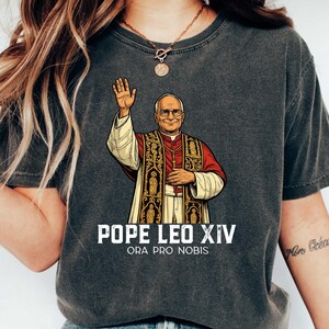 Pope Leo XIV Prayer & Social Club Shirt, Robert Prevost Tee, First American Pope Shirt, Catholic Humor Tee New Pope 2025 Gift for Catholics