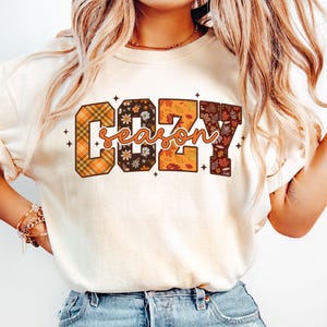 Cozy Season Sweatshirt, Retro Fall Sweatshirt, Get Cozy Sweatshirt, Womens Fall Sweaters, Fall Graphic Tee, Women Fall Shirt,Sweater Weather