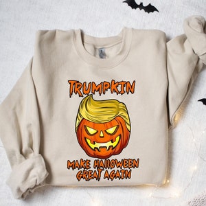 Halloween Trumpkin Shirt, President Donald Trump 2024 Shirt,Make Halloween Great Again Shirt,Republican Halloween Gift Shirt,Trump Halloween