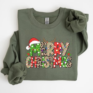 Merry Christmas Tree Shirt, Merry & Bright Christmas Tree Shirt, Womens Christmas Shirt, Cute Christmas Shirt, Holiday Shirt