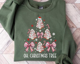 Farm Fresh Christmas Tree Sweatshirt, Holiday Crewneck