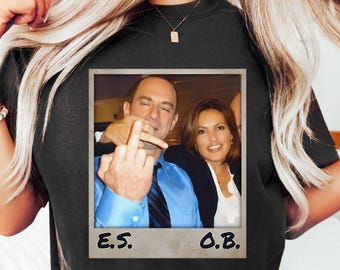 Retro  Elliot Stabler And Olivia Benson Shirt, Elliot And Olivia Tshirt, Law And Order SVU Tee, 90s Graphic Tee, 90s Movie Tshirt