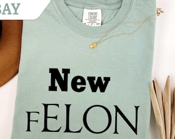 Maglietta Comfort Colors® New fElon, maglietta Trump Elon, maglietta Billionaire Breakup Meme, anti Trump, anti Elon Musk, FDT, anti DOGE MAGA, maglietta Felon