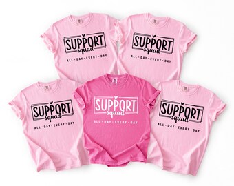 Comfort Colors Support Squad T-Shirt: School Staff Tee