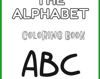 Alphabet Coloring eBook for Kids ages 3-5