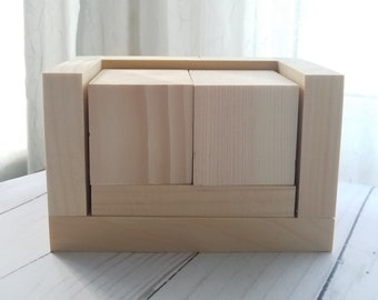 Blank Perpetual Calendar, DIY Wooden Block Calendar, Unfinished Calendar Blocks, Blank Wood, Do It Yourself Calendar, Gifts to Make