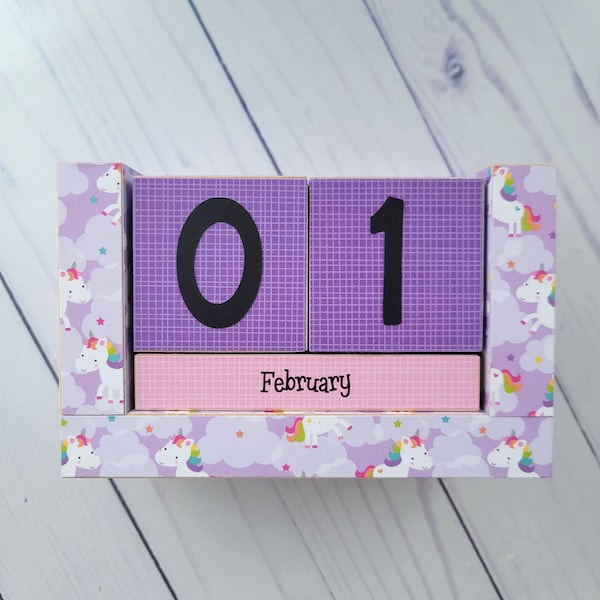 Block Calendar Etsy