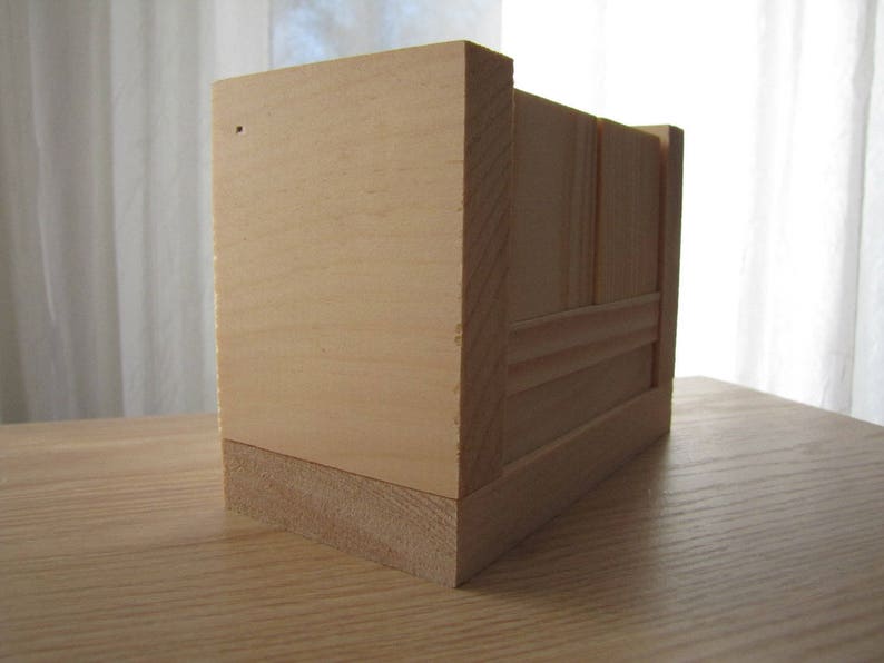 Blank Perpetual Wooden Block Calendar Months and Days of the Week Blank Plain Wood Calendar Blocks image 3