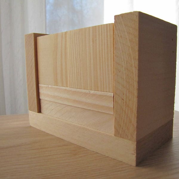 Blank Perpetual Wooden Block Calendar - Months and Days of the Week - Blank Plain Wood - Calendar Blocks