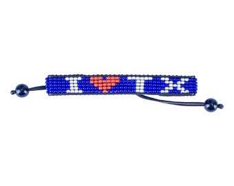 I Love Texas Beaded Bracelet   Handcrafted & Adjustable