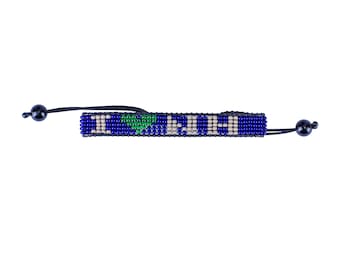 I Love New Hampshire-kralenarmband – handgemaakt en verstelbaar