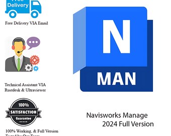 Navisworks Manage 2024 Full Version | BIM software | Construction Management Software | 3D 4D 5D Model Coordination Construction Engineering