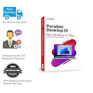 Parallels Desktop 19 for Mac Full Version - Run Windows Seamlessly on MacOS | Windows on Mac software | Run Windows apps on Mac