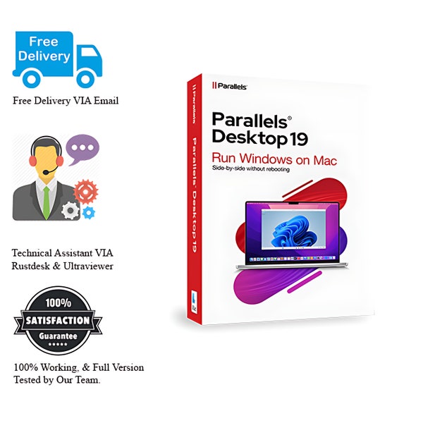 Parallels Desktop 19 for Mac Full Version - Run Windows Seamlessly on MacOS | Windows on Mac software | Run Windows apps on Mac