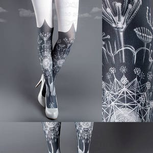 Embellished White Fishnet Tights. Little Fur White Satin Flowers Pearl  Decorations Large Mesh Lolita Tights. Bridal Shower. -  Canada