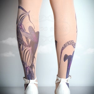 Clearance Nude Tattoo Stocking main image 1