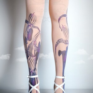 Clearance Nude Tattoo Stocking