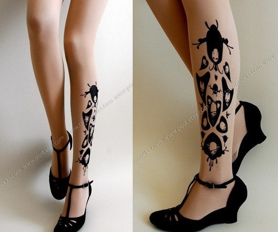 thigh high tattoo