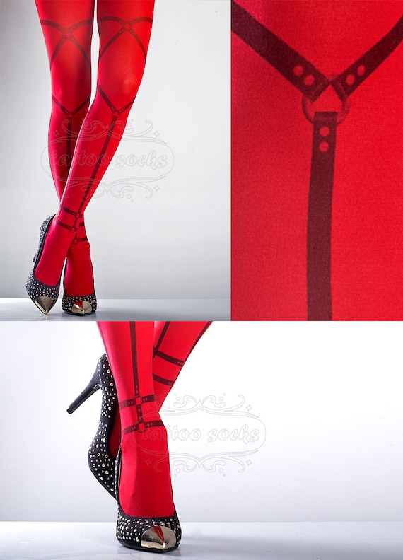 Tattoo tights uk cheap