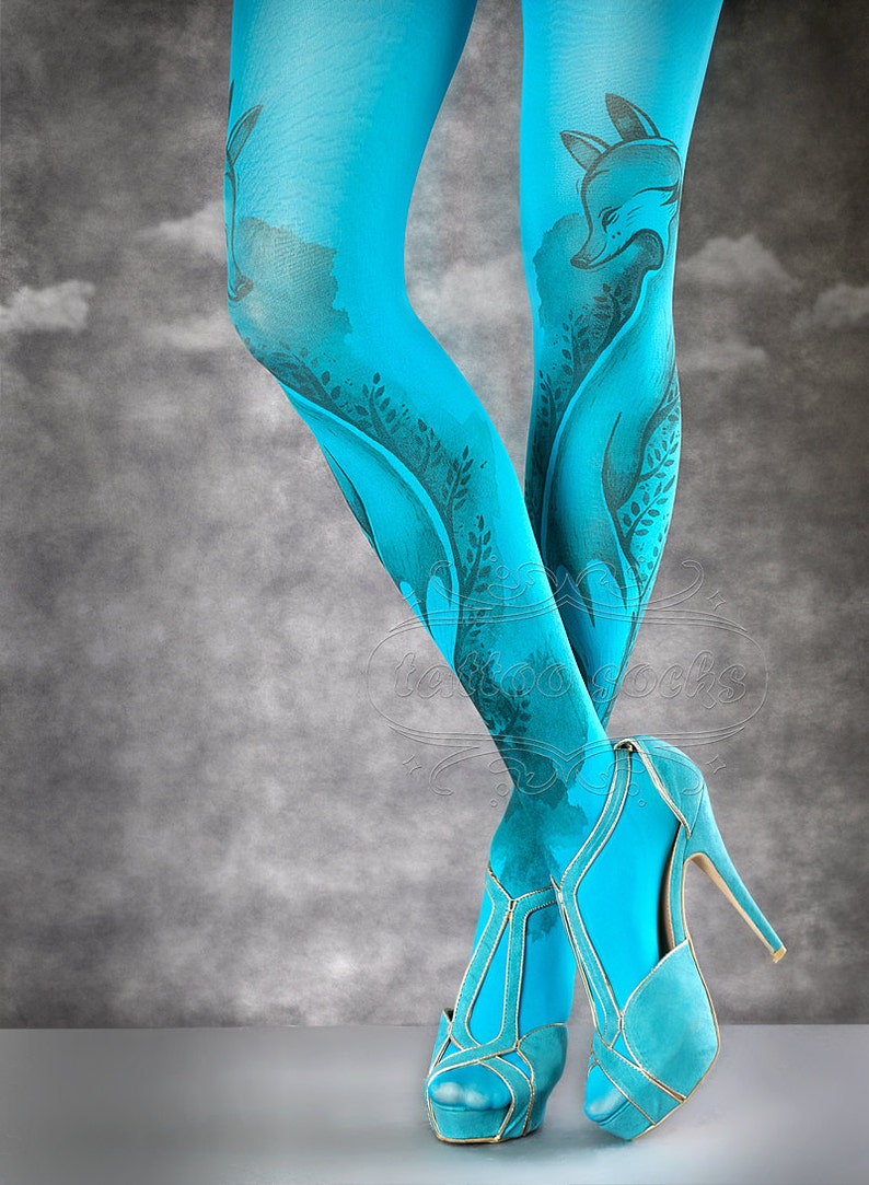 Cyan Pantyhose