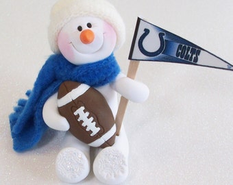 Indianapolis Colts: snowman ornament