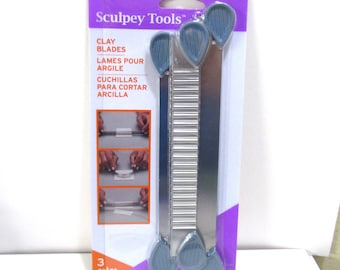 Set of 3 or choose a single polymer clay blade with handles