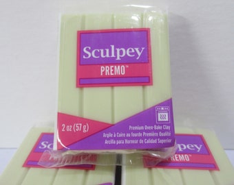 Premo Glow in the Dark 2 ounce block polymer clay