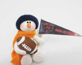 Da Bears: snowman ornament