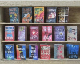 Colleen Hoover Miniature books choose your favorite titles  1:12