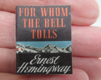 Miniature book For Whom The Bell Tolls