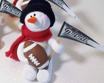 New England Patriots: snowman ornament