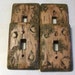 Bark of a tree light switch cover single, double or triple toggle 