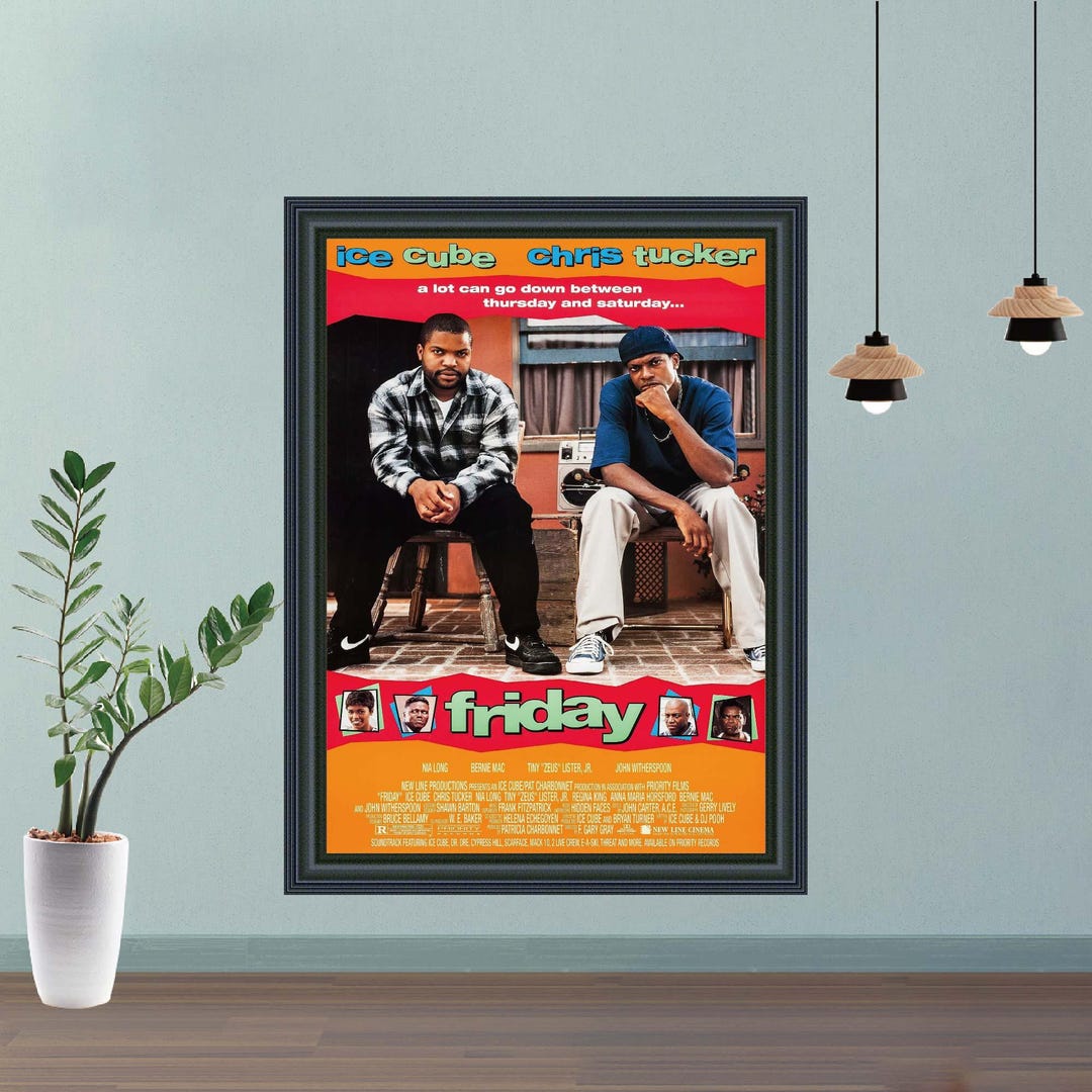 thumbnail image 2 of "Friday" Movie Poster Magnet – 2x3 Refrigerant Locker Size 2 of 6