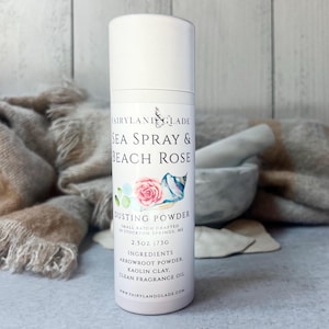 Beach Rose Body Powder, Aquatic Body Powder, Deodorant Powder, Dry Shampoo Powder, Stay Dry Powder, Simple Powder, Natural Powder