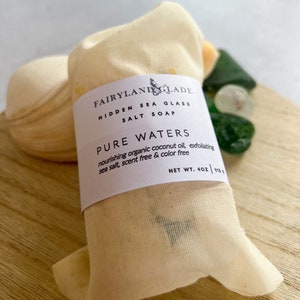 Pure Waters Hidden Sea Glass Sea Salt Soap, Gift for Beach Lover image 7