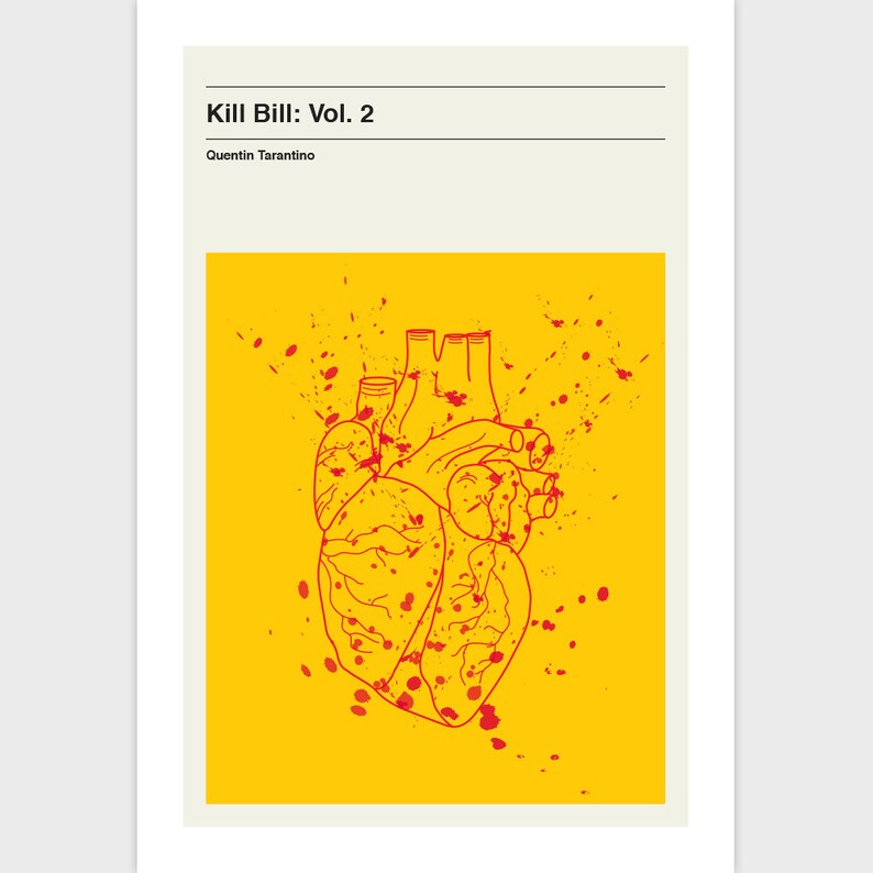 Kill Bill Volume 2 Five Point Palm Exploding Heart Technique Etsy