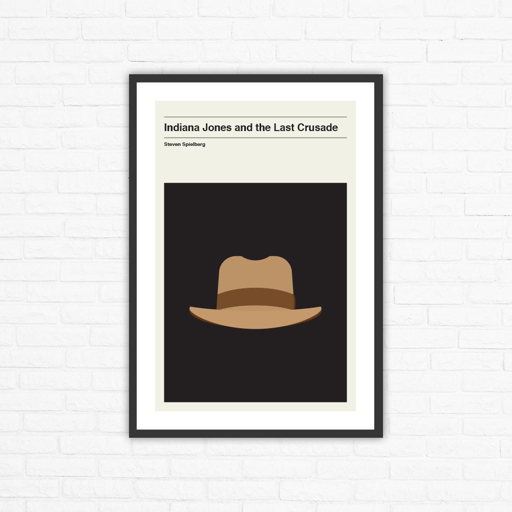 Last Crusade Hat Minimalist Movie 