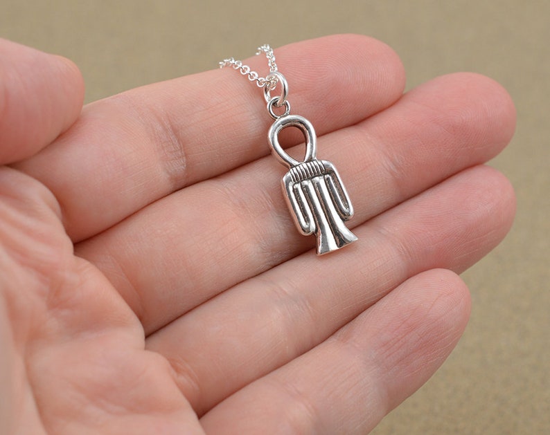 Tyet Amulet Pendant Necklace Sterling Silver Lost Wax Cast Etsy